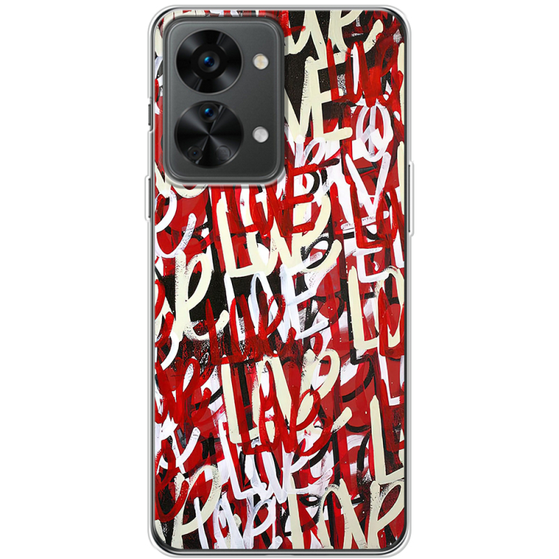 Чехол BoxFace OnePlus Nord 2T 5G Love Graffiti