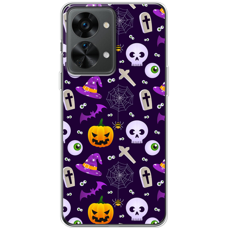 Чехол BoxFace OnePlus Nord 2T 5G Halloween Purple Mood