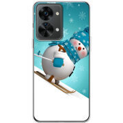 Чехол BoxFace OnePlus Nord 2T 5G Skier Snowman