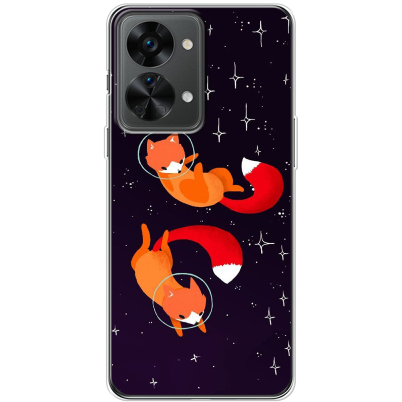 Чехол BoxFace OnePlus Nord 2T 5G Fox-Astronauts