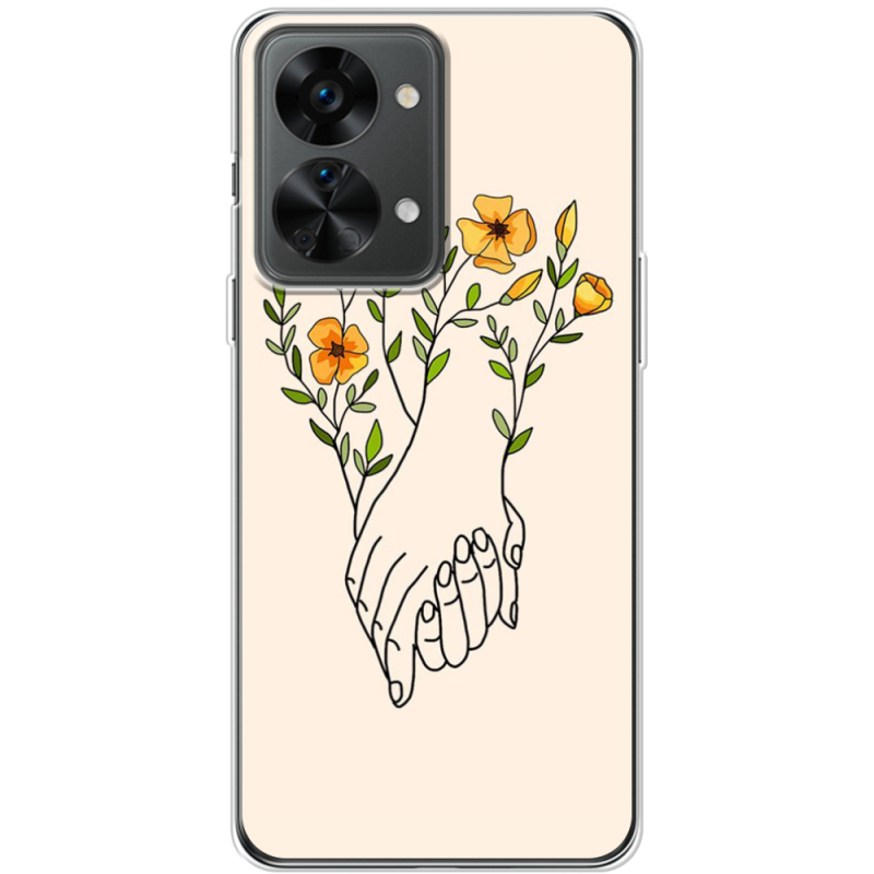 Чехол BoxFace OnePlus Nord 2T 5G Flower Hands