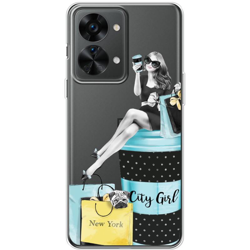 Прозрачный чехол BoxFace OnePlus Nord 2T 5G City Girl