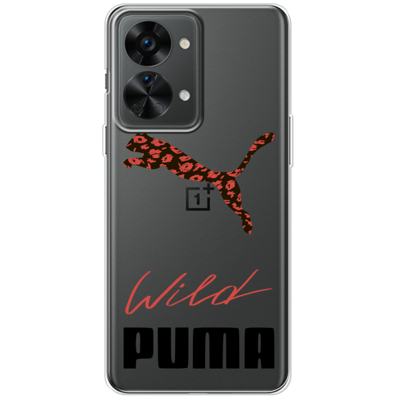 Прозрачный чехол BoxFace OnePlus Nord 2T 5G Wild Cat