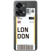 Прозрачный чехол BoxFace OnePlus Nord 2T 5G Ticket London