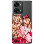 Прозрачный чехол BoxFace OnePlus Nord 2T 5G Mouse Girls