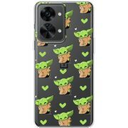 Прозрачный чехол BoxFace OnePlus Nord 2T 5G Pattern Baby Yoda