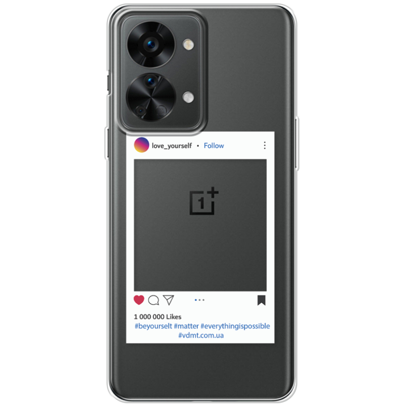 Прозрачный чехол BoxFace OnePlus Nord 2T 5G Insta