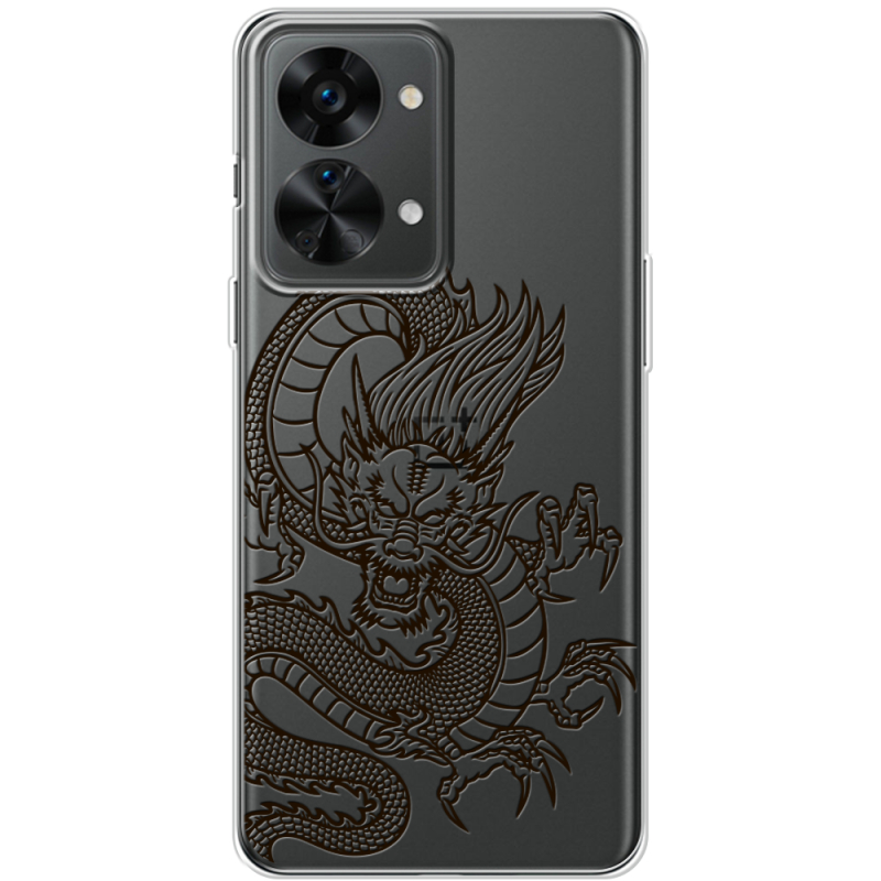 Прозрачный чехол BoxFace OnePlus Nord 2T 5G Chinese Dragon