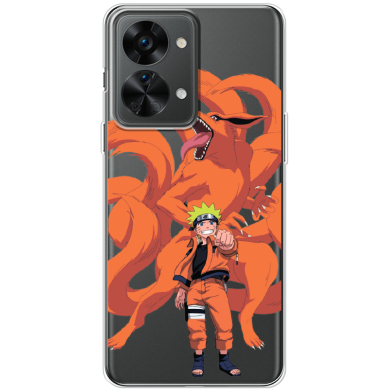 Прозрачный чехол BoxFace OnePlus Nord 2T 5G Naruto and Kurama