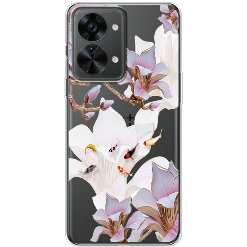 Прозрачный чехол BoxFace OnePlus Nord 2T 5G Chinese Magnolia