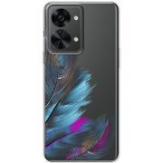 Прозрачный чехол BoxFace OnePlus Nord 2T 5G Feathers