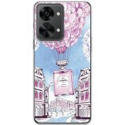 Чехол со стразами OnePlus Nord 2T 5G Perfume bottle