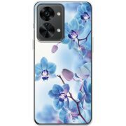 Чехол со стразами OnePlus Nord 2T 5G Orchids