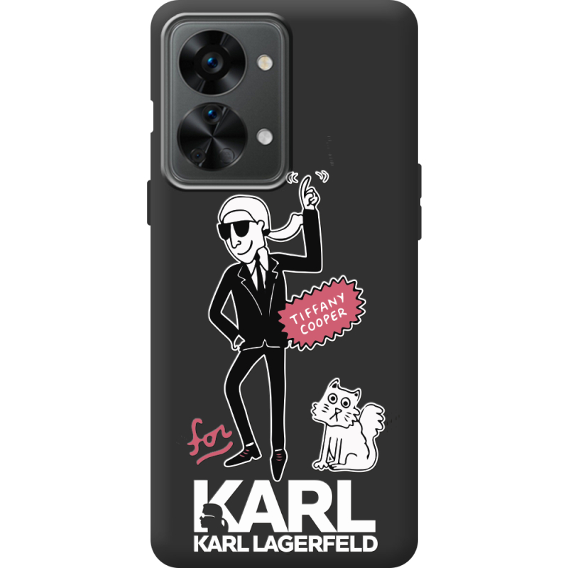 Черный чехол BoxFace OnePlus Nord 2T 5G For Karl