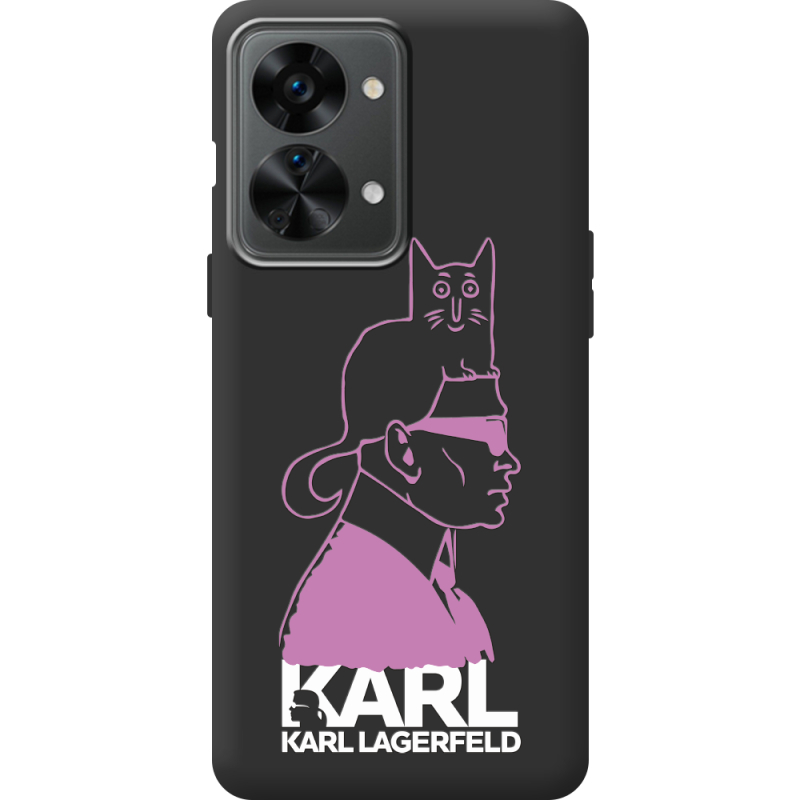 Черный чехол BoxFace OnePlus Nord 2T 5G Pink Karl