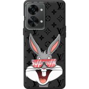 Черный чехол BoxFace OnePlus Nord 2T 5G looney bunny