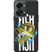 Черный чехол BoxFace OnePlus Nord 2T 5G Fish