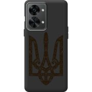 Черный чехол BoxFace OnePlus Nord 2T 5G Ukrainian Trident