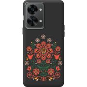 Черный чехол BoxFace OnePlus Nord 2T 5G Ukrainian Ornament