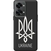 Черный чехол BoxFace OnePlus Nord 2T 5G Тризуб монограмма ukraine