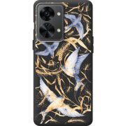 Черный чехол BoxFace OnePlus Nord 2T 5G Ластівки