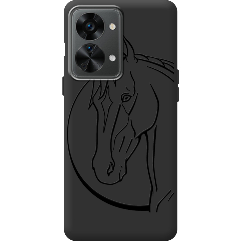 Черный чехол BoxFace OnePlus Nord 2T 5G Horse