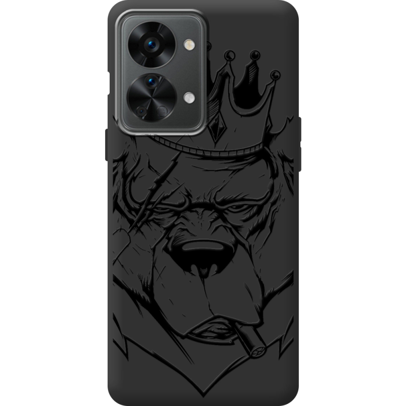 Черный чехол BoxFace OnePlus Nord 2T 5G Bear King