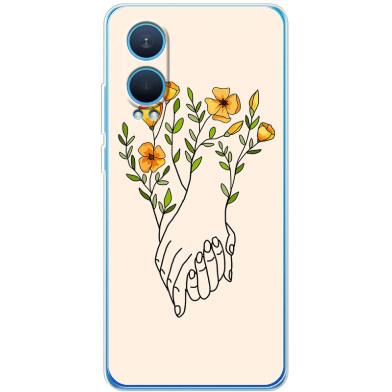 Чехол BoxFace OnePlus Nord CE 4 Lite 5G Flower Hands