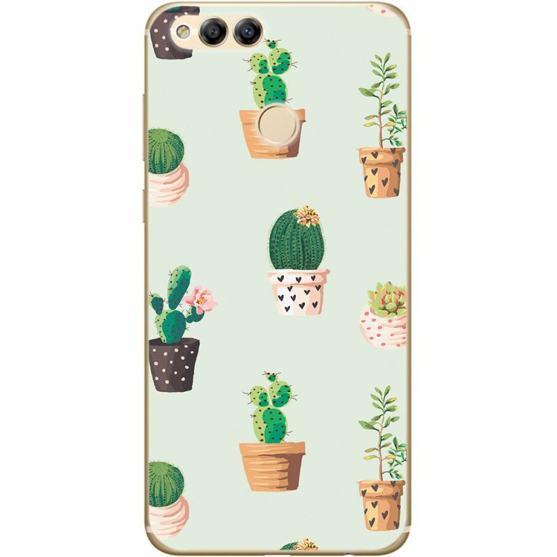 Чехол Uprint Honor 7x L-green Cacti