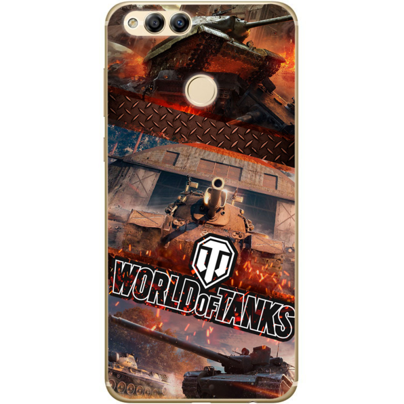 Чехол Uprint Honor 7x World Of Tanks