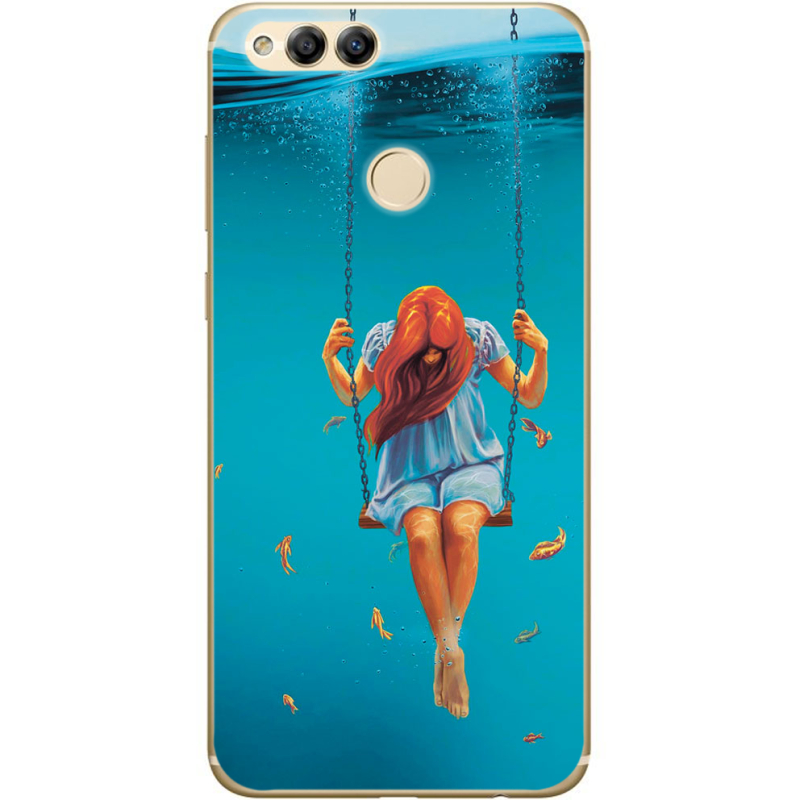 Чехол Uprint Honor 7x Girl In The Sea