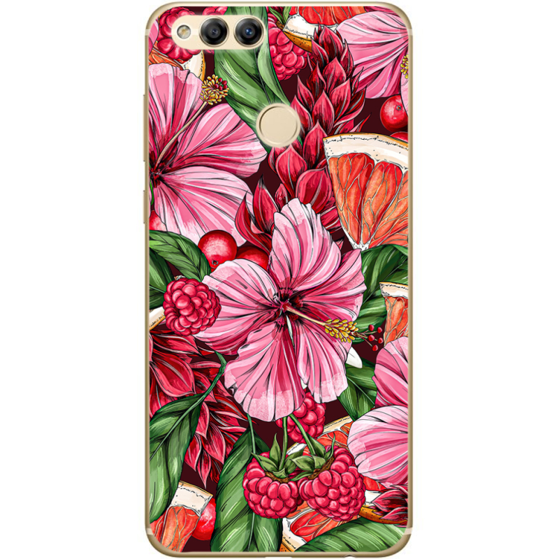 Чехол Uprint Honor 7x Tropical Flowers