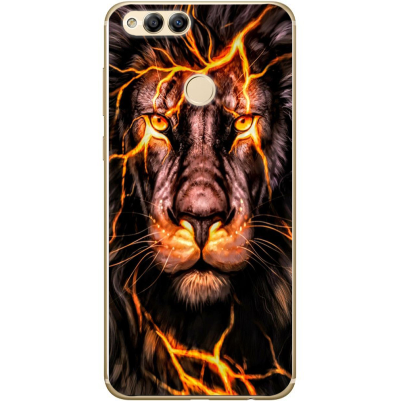 Чехол Uprint Honor 7x Fire Lion