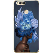 Чехол Uprint Honor 7x Exquisite Blue Flowers