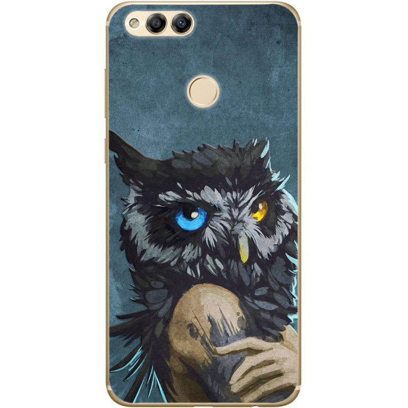 Чехол Uprint Honor 7x Owl Woman