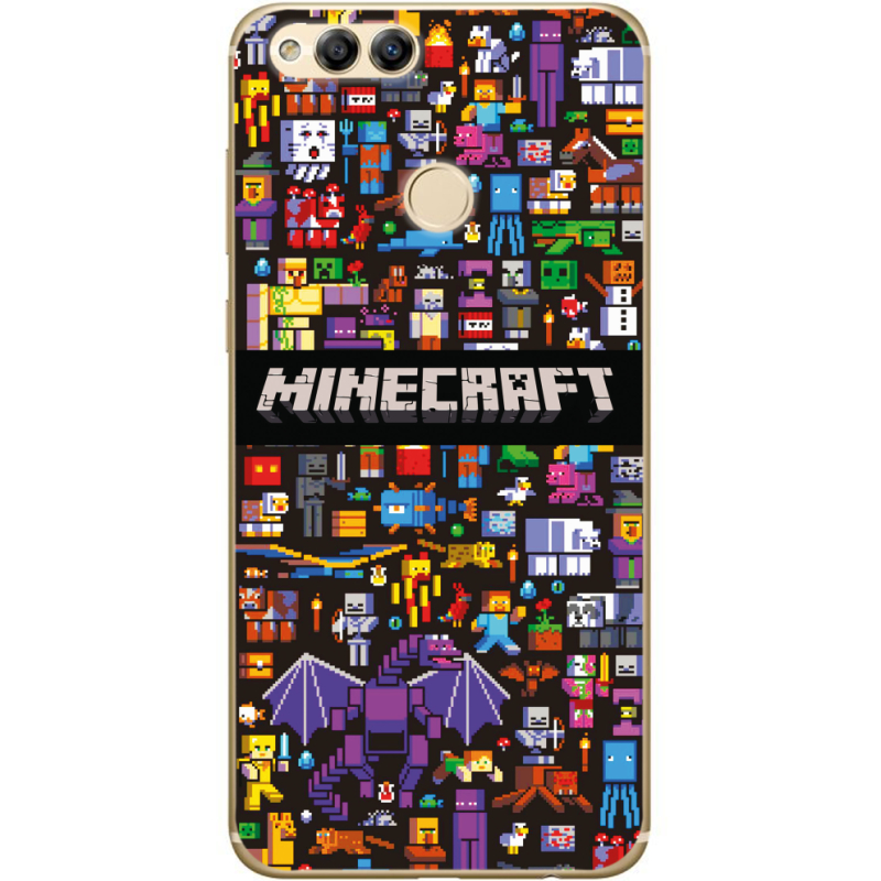 Чехол Uprint Honor 7x Minecraft Mobbery