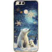 Чехол Uprint Honor 7x Північні ведмеді