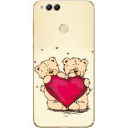 Чехол Uprint Honor 7x Teddy Bear Love