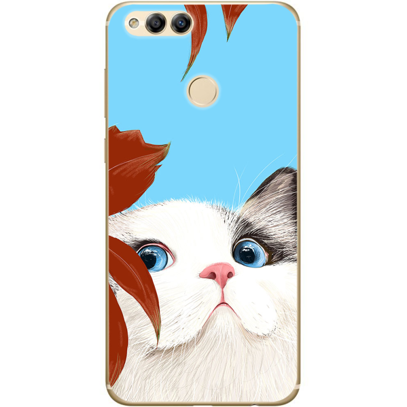 Чехол Uprint Honor 7x Wondering Cat