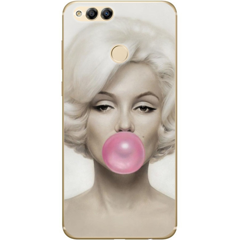 Чехол Uprint Honor 7x Marilyn Monroe Bubble Gum