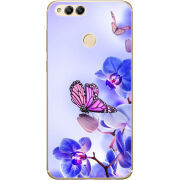 Чехол Uprint Honor 7x Orchids and Butterflies