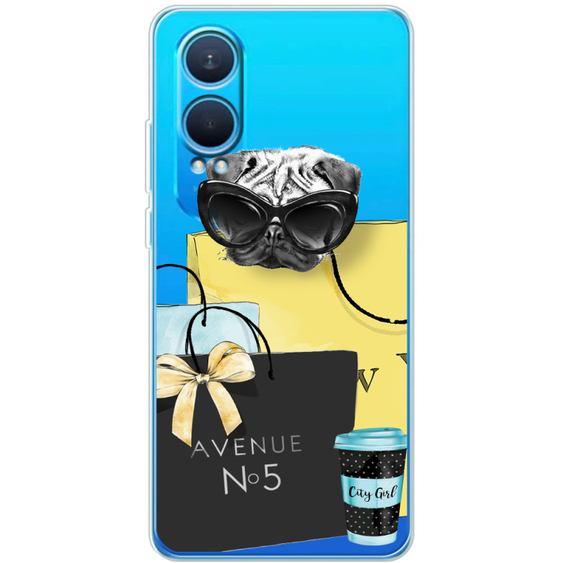 Прозрачный чехол BoxFace OnePlus Nord CE 4 Lite 5G Fashion Pug