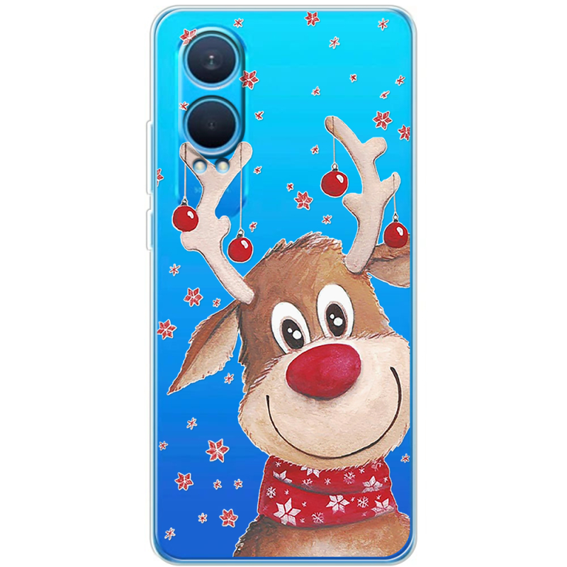 Прозрачный чехол BoxFace OnePlus Nord CE 4 Lite 5G Winter Deer