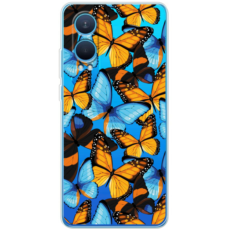 Прозрачный чехол BoxFace OnePlus Nord CE 4 Lite 5G Butterfly Morpho