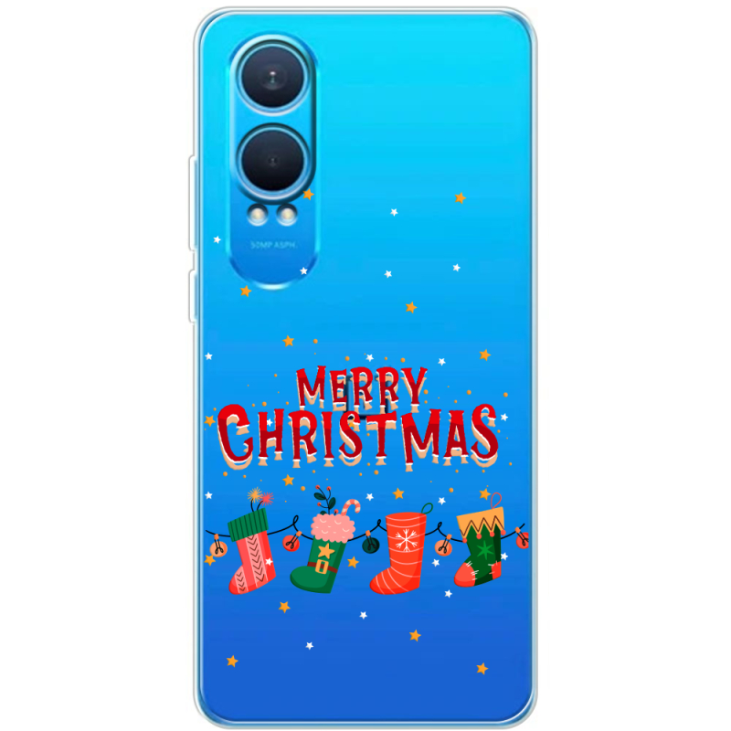 Прозрачный чехол BoxFace OnePlus Nord CE 4 Lite 5G Merry Christmas