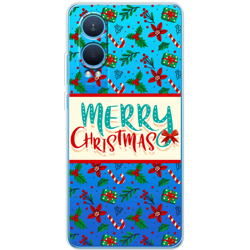 Прозрачный чехол BoxFace OnePlus Nord CE 4 Lite 5G Vintage Christmas Pattern