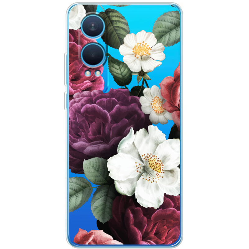 Прозрачный чехол BoxFace OnePlus Nord CE 4 Lite 5G Floral Dark Dreams