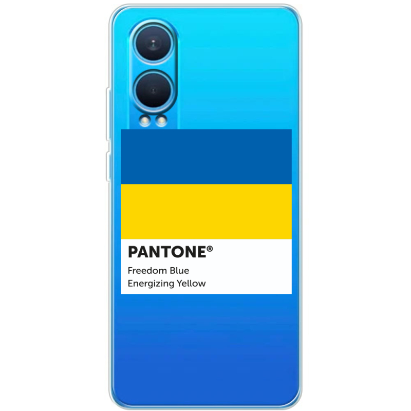 Прозрачный чехол BoxFace OnePlus Nord CE 4 Lite 5G Pantone вільний синій