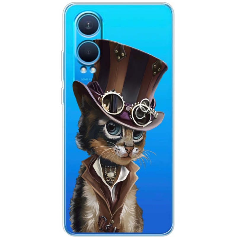 Прозрачный чехол BoxFace OnePlus Nord CE 4 Lite 5G Steampunk Cat