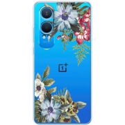 Прозрачный чехол BoxFace OnePlus Nord CE 4 Lite 5G Floral